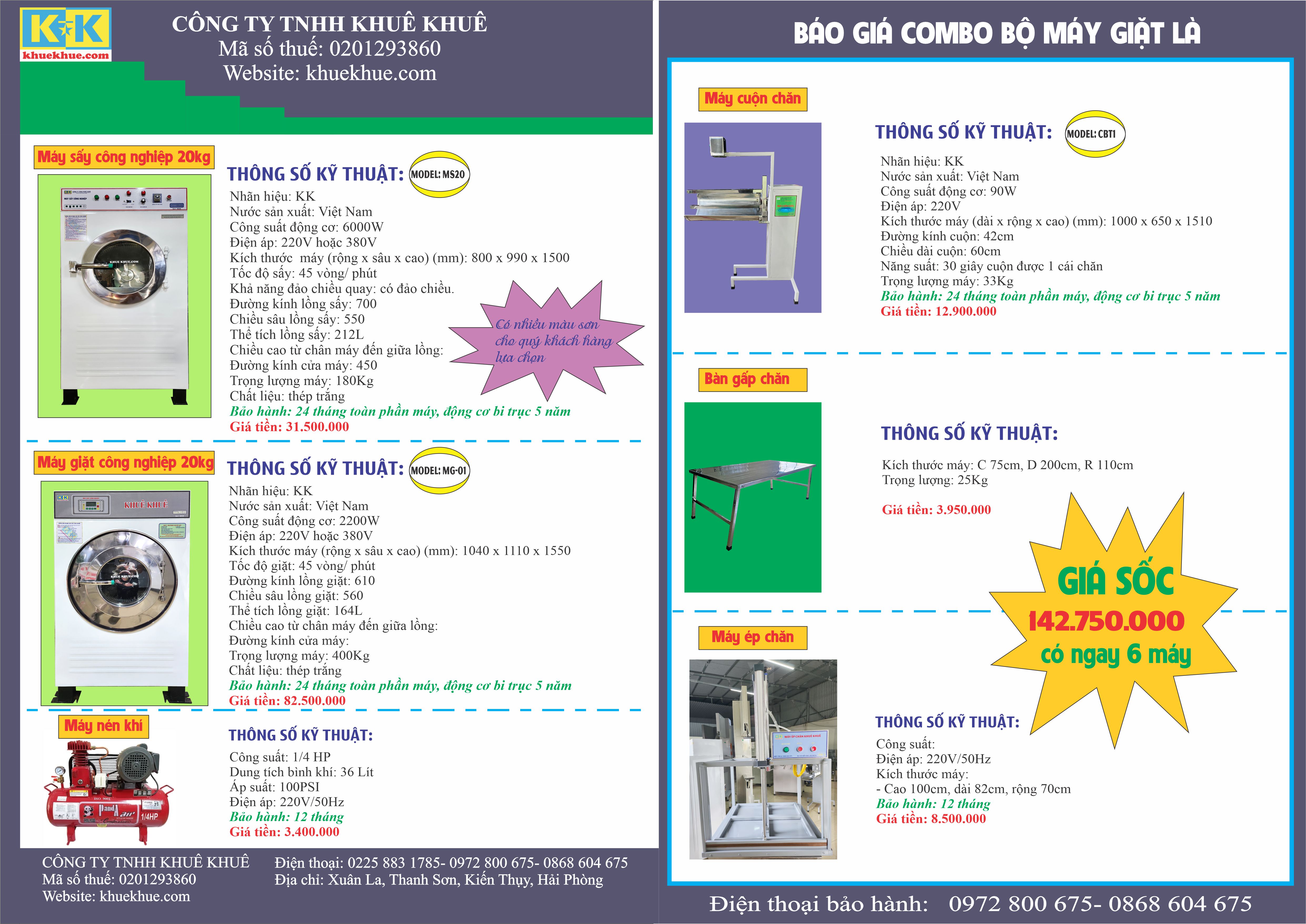 COMBO SETUP GIẶT LÀ LIÊN HOÀN SIÊU TỐC